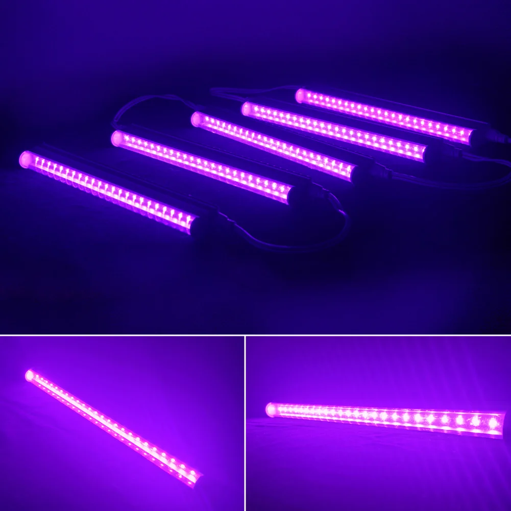 

5W 24 LED Greenhouse Light Bar Indoor Hydroponics Plants Flower Grow Lamp Strap for Indoor Grow Light Adapter