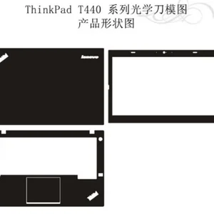 laptop carbon fiber vinyl skin sticker cover for lenovo thinkpad t440 14 inch free global shipping