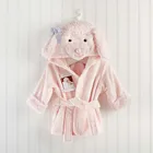 Банный халат детский, быстросохнущий, с мультяшным принтом