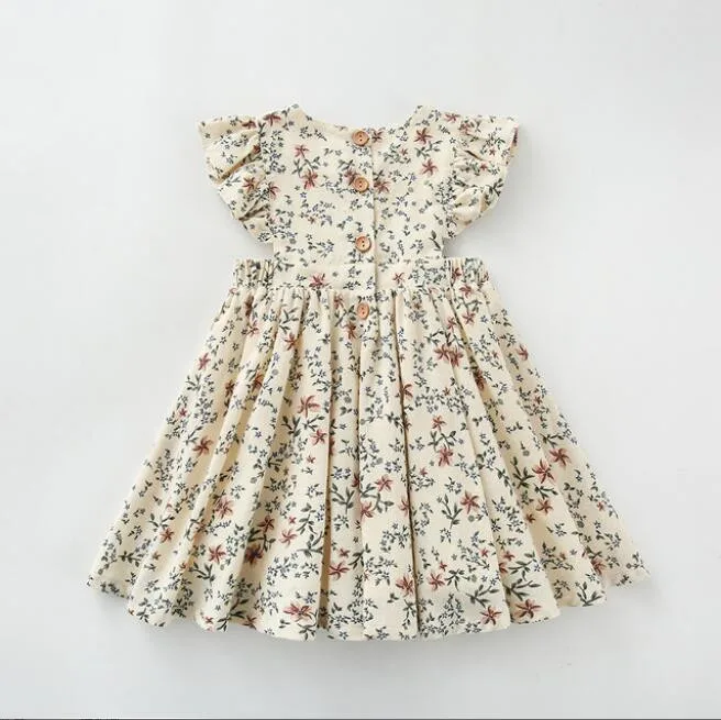 Детское Хлопковое платье-пачка с рукавами на День святого Валентина возраст 2-6