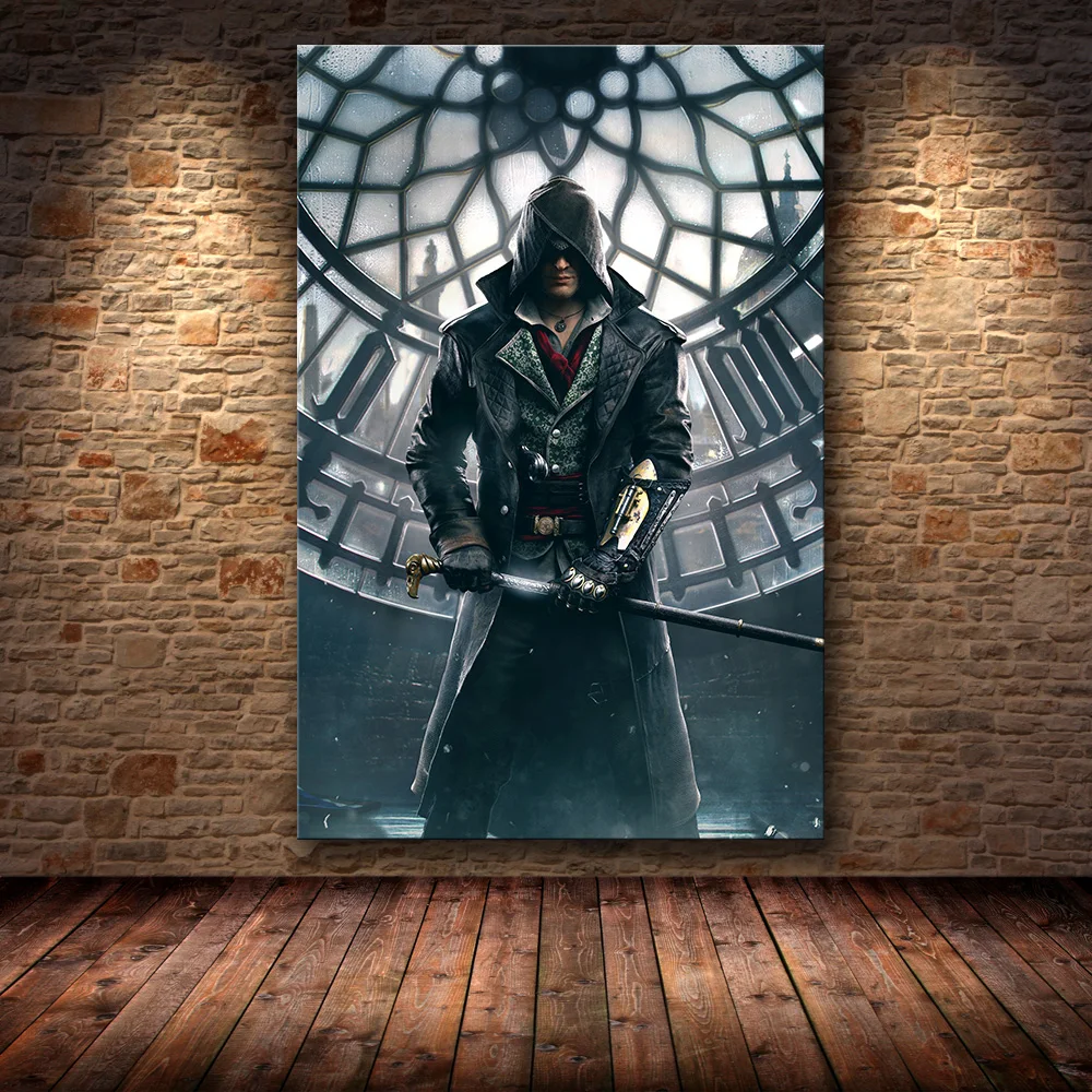 04 Без рамки игра Плакат Украшение живопись Assassin's Creed на HD холсте Картина на холсте художественный плакат стены искусства холст - Цвет: 04