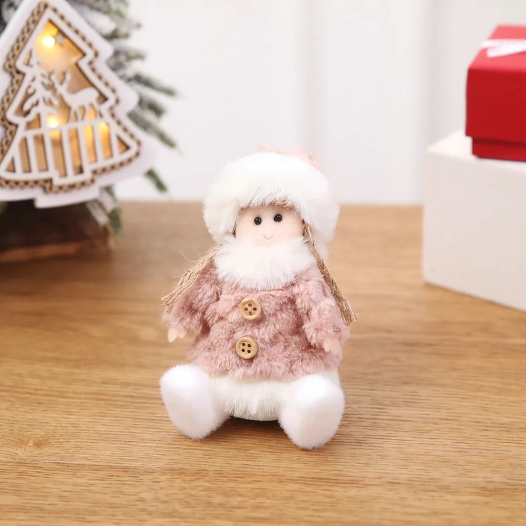 Рождественское украшение Санта Клаус Снеговик Олени игрушка кукла висячие