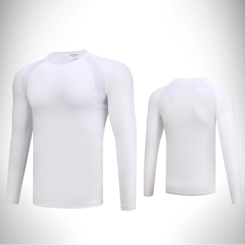 

Golf Clothing Men's Long-sleeved Ice Silk Sunscreen Bottoming Shirt Summer Sports Jersey M-XXL