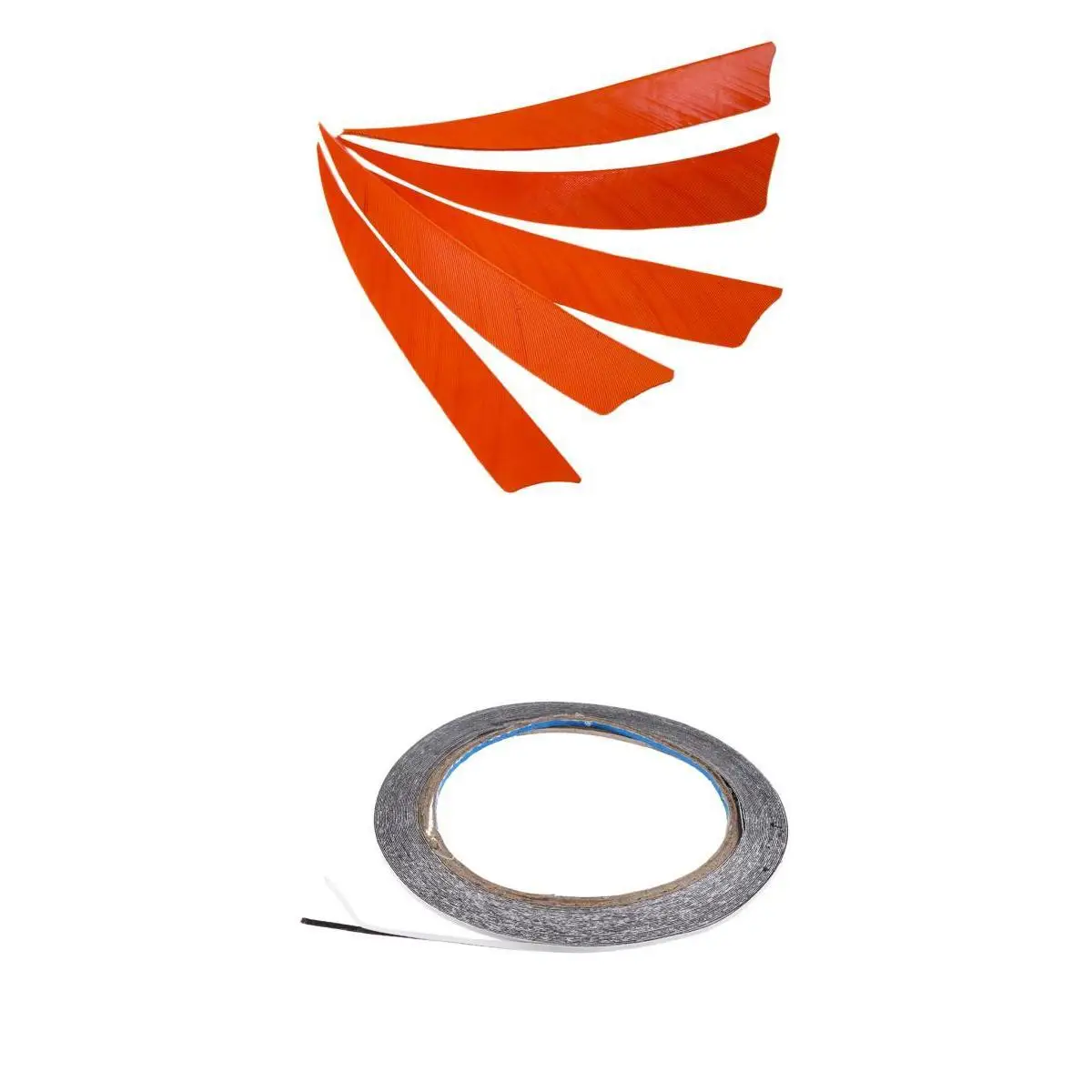 5 шт. флетчингс для стрельбы из лука и клейкие перьевые ленты мужчин женщин