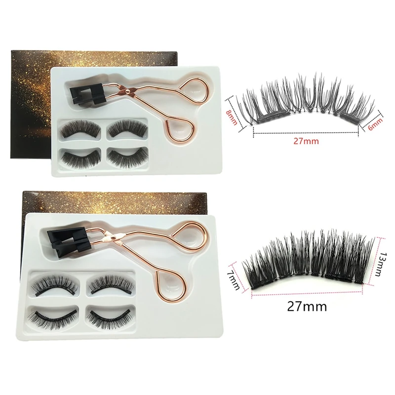 

Magnetic Eyelashes False Eyelash Magnetic Eyelashes Waterproof Fake Eyelash Clip Artificial Lashes Nature Eyelash Set
