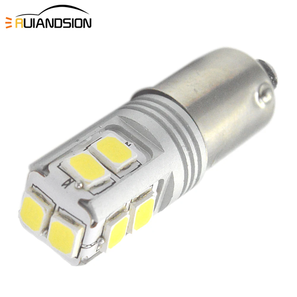 2x3W H21W BAY9s BAX9S H6W BA9S T4W 10SMD 3030 Canbus светодиодный спереди и сзади сбоку индикатор хвост