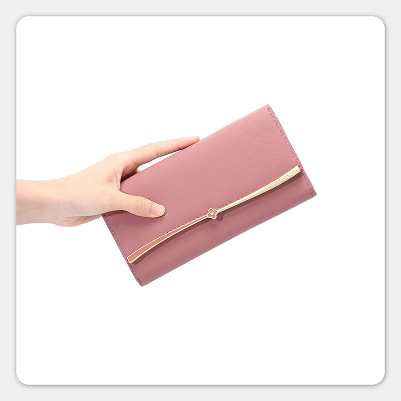 

Брендовые кожаные женские кошельки, дизайнерский Длинный кошелек на молнии, держатель для карт, кошелек для монет, сумки для женщин, клатч, с...