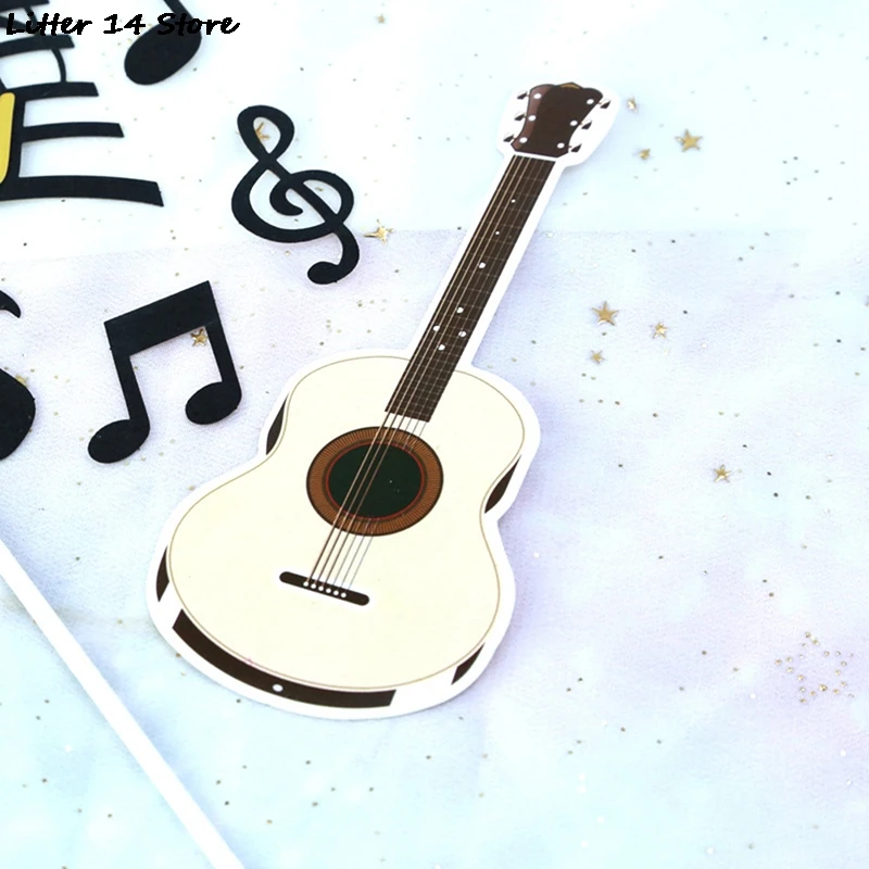 1 комплект музыкальная нота с днем рождения мультик пирожное фигурки жениха и