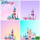 Алмазная картина Замок Disney 5D сделай сам, вышивка крестом розовая любовь, мозаика, украшение для дома, подарочное украшение для стен