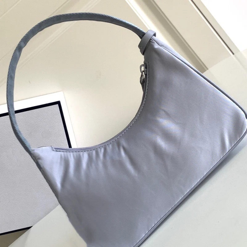 Luxury designer explosions ladies nylon shoulder underarm handbag.