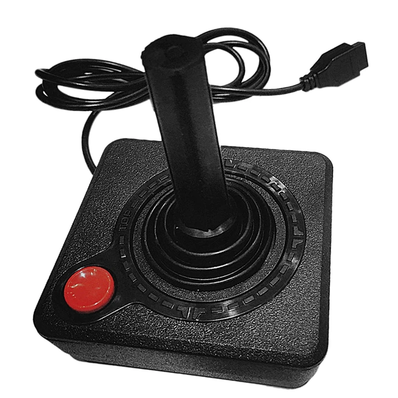 Игровой джойстик для игр Atari 2600 с 4-позиционным рычагом и одной кнопкой действия