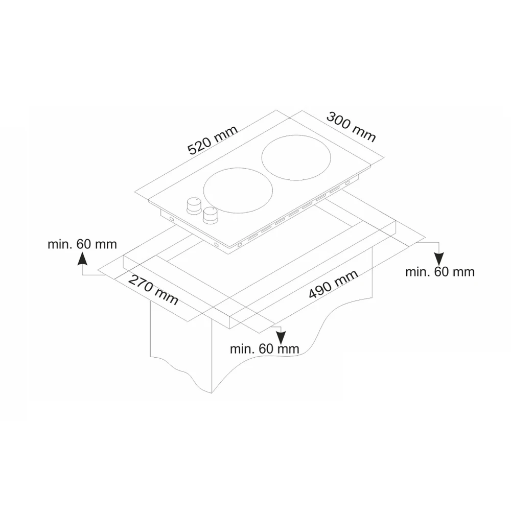 Газовая варочная панель Simfer H30V20O516 | Бытовая техника