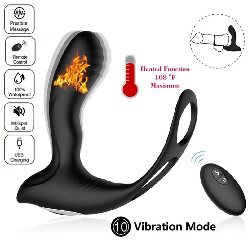 Массажер для брюшной простаты Вибратор анальной вставки с дистанционным