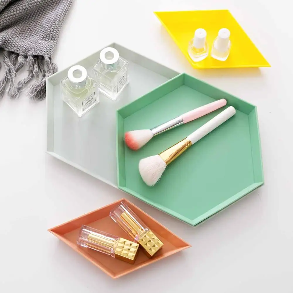 4 шт./компл. скандинавские креативные геометрические лотки для хранения