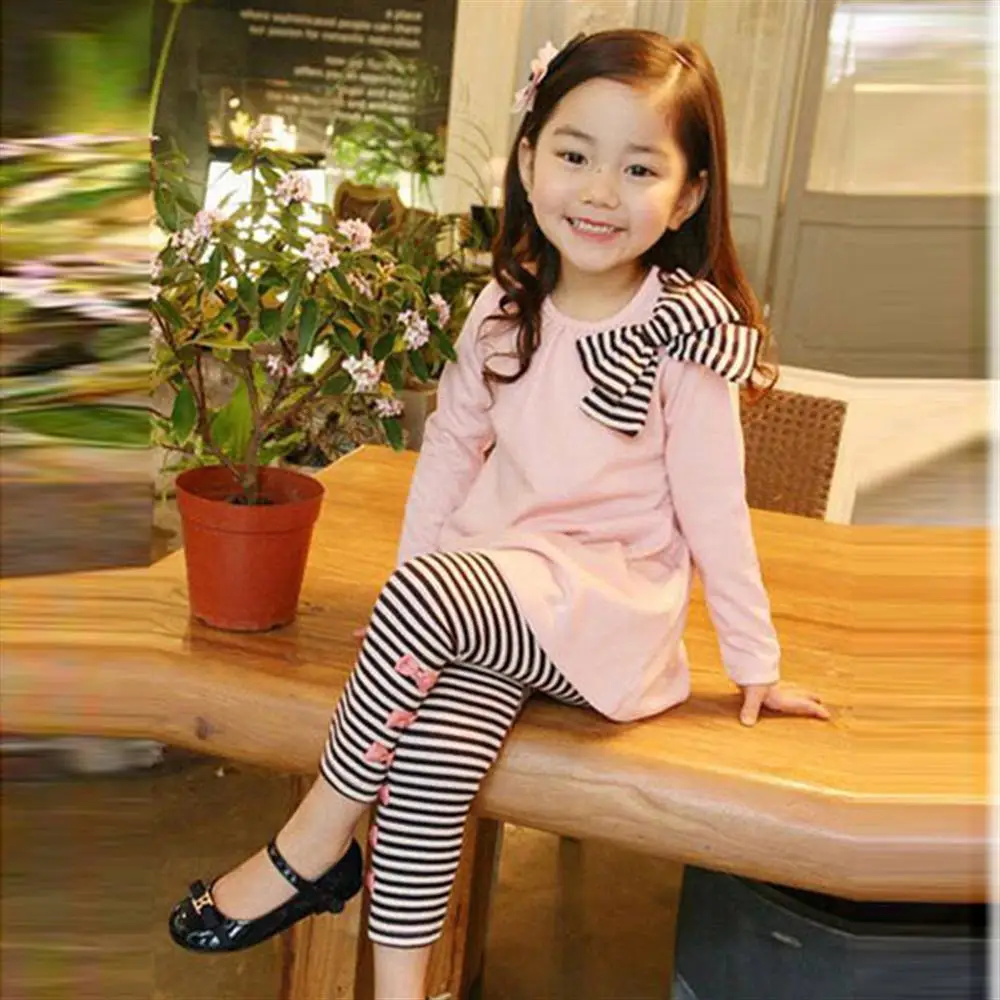 Хлопковая одежда для девочек повседневный комплект одежды детей коллекция 2021