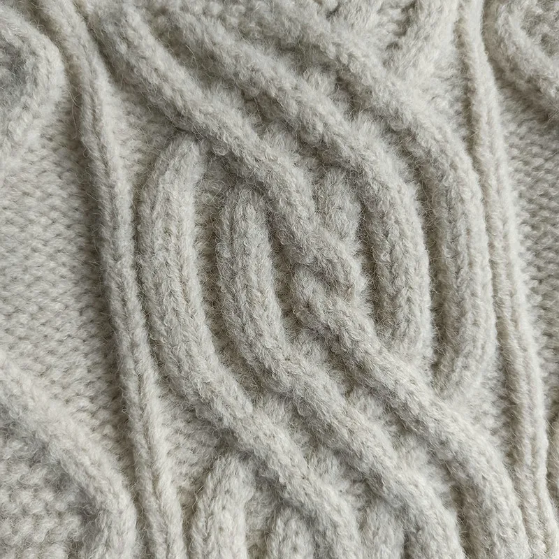 

Autumn Winter high quality Pullovers Sweaters Women Loose Warm Thicken Oversized Knitted Sweater Female Casual White Sweater