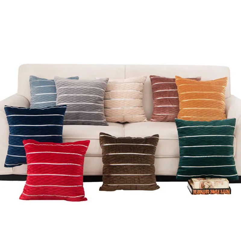 

3D Plush Pillow Cover Geometric Decorative Throw Pillow Case Soft Cozy Bed Sofa Cushion Cover for Nordic Home Fall Decor