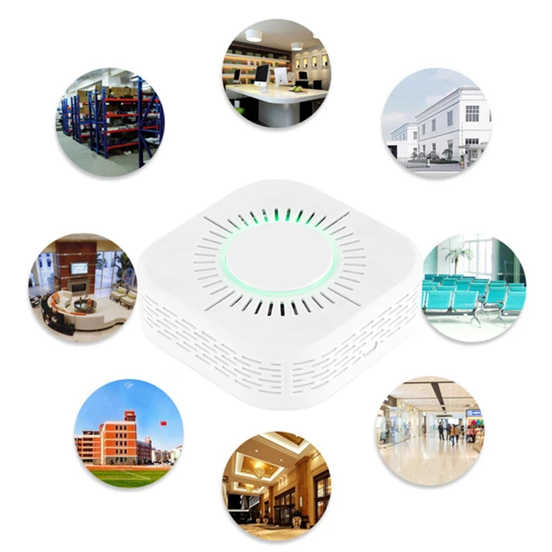 C50D детектор дыма беспроводной 433 МГц пожарная охранная сигнализация датчик для