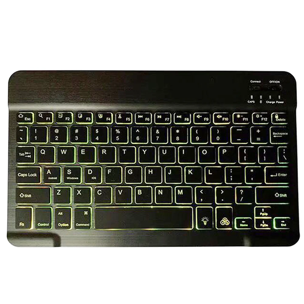 Keyboard No Case Чехол-клавиатура с подсветкой для iPad 10,2, чехол-клавиатура с карандашом для Apple iPad 7-го поколения A2197 A2200 A2198 A2232, чехол - Цвет: Keyboard No Case