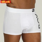 ORLVS брендовые бриджи, нижнее белье, шорты, прозрачные мужские трусы, боксеры, мужские шорты, сетчатые быстросохнущие шорты