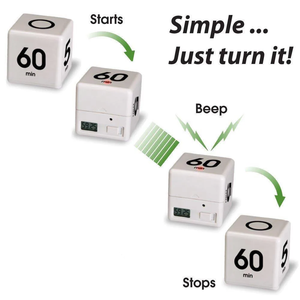 Новый Будильник цифровой кухонный таймер управление временем куб чудо