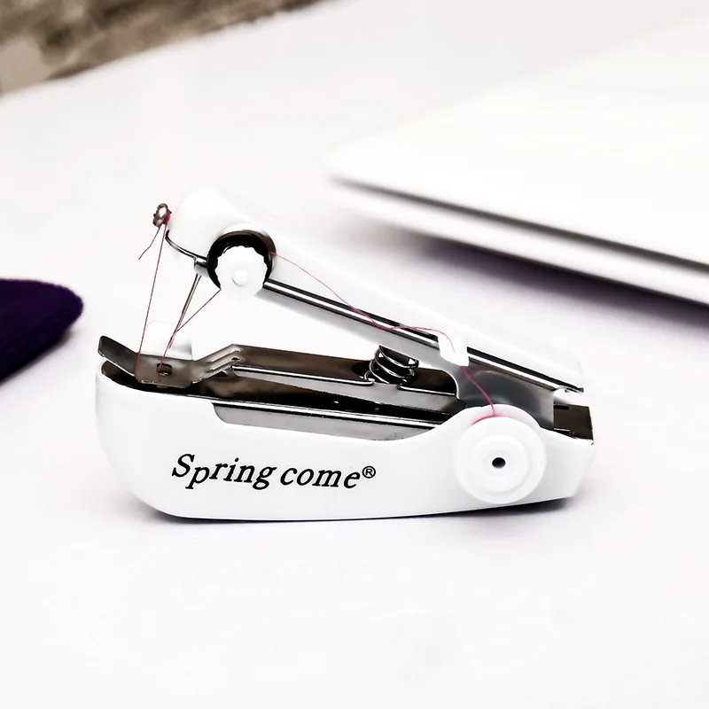 Портативная ручная швейная мини-машинка простой в использовании инструмент для