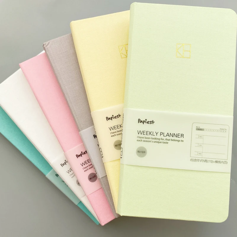 Блокнот в твердом переплете ежедневный Еженедельный ежемесячный блокнот