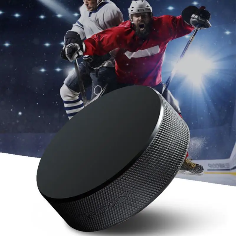 2pcs Ice Hockey Ball Training Hockey Ball Professional Rubber Black Ice Hockey for Daily Training or Competition Sports Training training