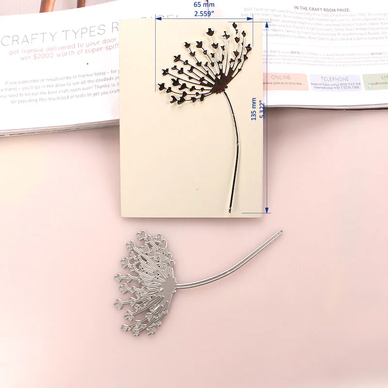 

DUOFEN METAL CUTTING DIES tree branches dandelion stencil DIY Scrapbook Paper Album 2020 new