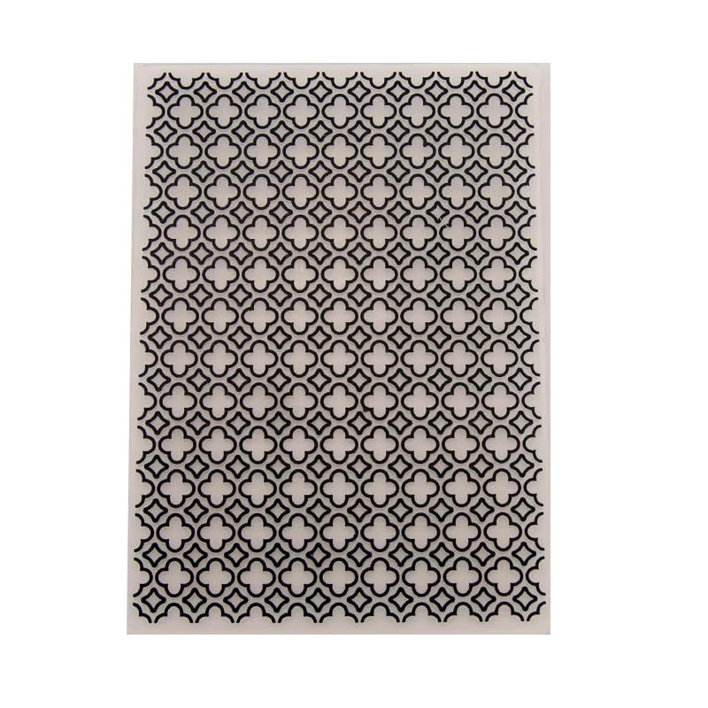 

YINISE Plastic Embossing Folder For Scrapbook Stencils Small Grid DIY PAPER Album Cards Making CRAFT SUPPLIES Scrapbooking MOLDS