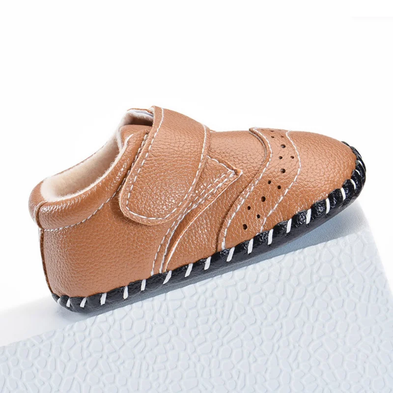 2020 Новое поступление кожаная обувь для новорожденных мальчиков и девочек с