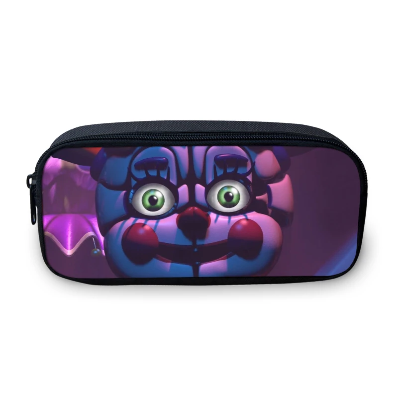 Бежевый VEEVANV картонная коробка студенческий пенал Five Nights At Freddys, сумка для макияжа для девочек-подростков, школьные детские сумки для учащихся - Цвет: Бежевый