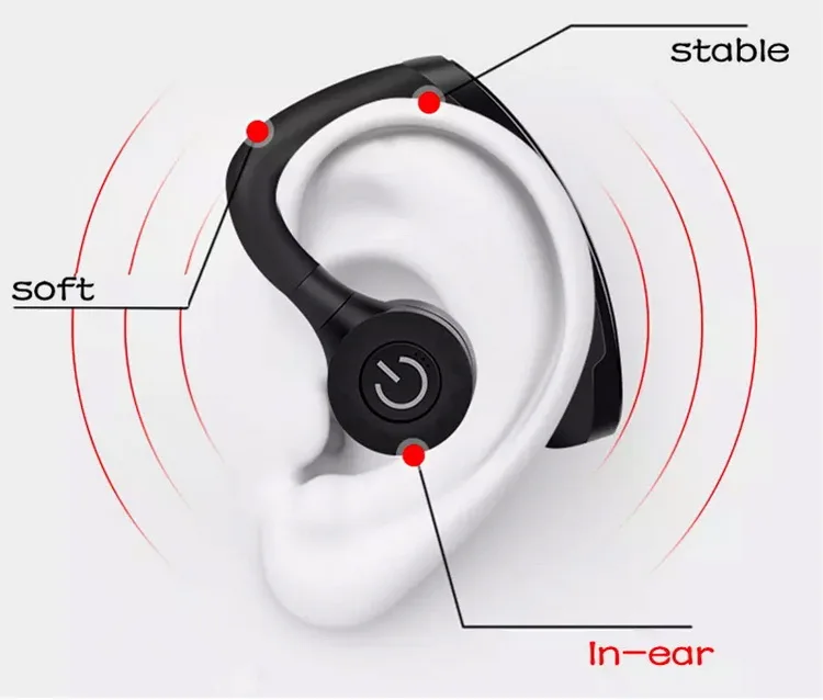 Беспроводные bluetooth-наушники с микрофоном с шумоподавлением Handfree DAONO V11 Bluetooth наушники HD музыкальные наушники