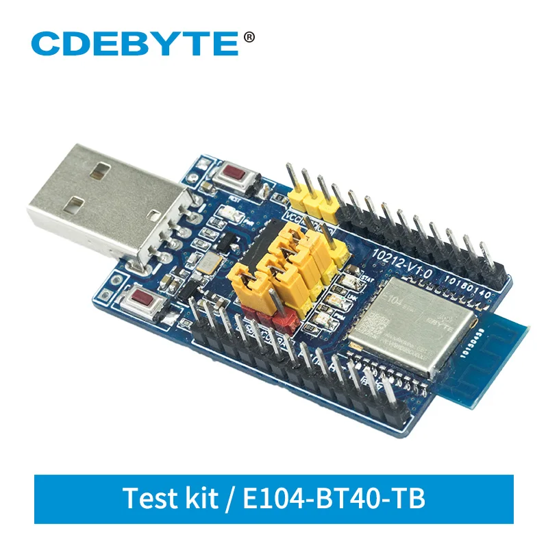 

CDEBYTE E104-BT40-TB USB Тесты доска 2,4 ГГц BLE4.2 серийный двойной режим Bluetooth модуль SPP3.0 в команде GPIO беспроводной модуль
