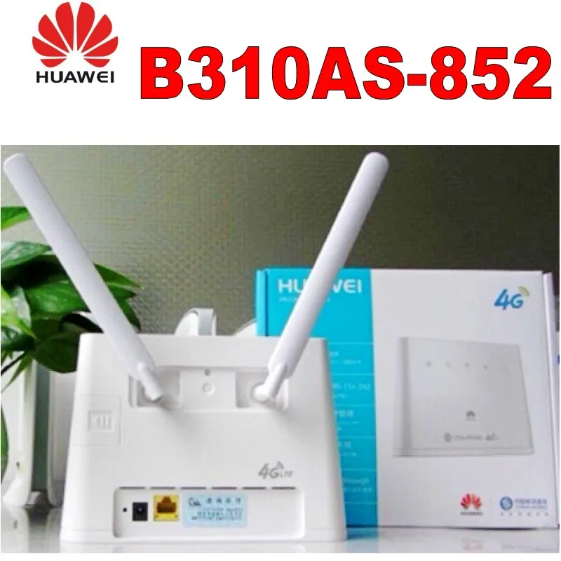 10 шт. Huawei B310As 852 LTE FDD 900/1800/2600Mhz TDD 1900/2300 M/2500/2600 Mhz мобильный беспроводной VOIP