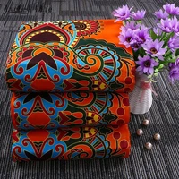 lychee life cotton real wax print fabric ankara african national flower sewing fabric for women party dress making crafts