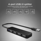 USB-концентратор, 4 порта USB 2021, ультратонкий, для Macbook Mac Promini IMac Surface Pro XPS, ноутбуков, ПК, USB-накопители, новинка 2,0