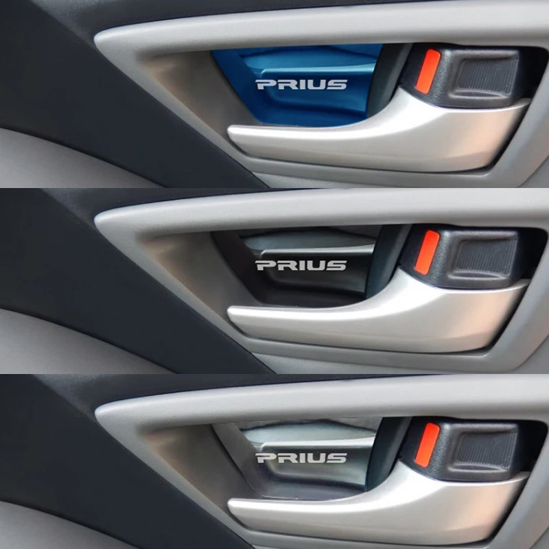 Украшение ручки двери салона автомобиля для Toyota Prius 30 аксессуары из нержавеющей