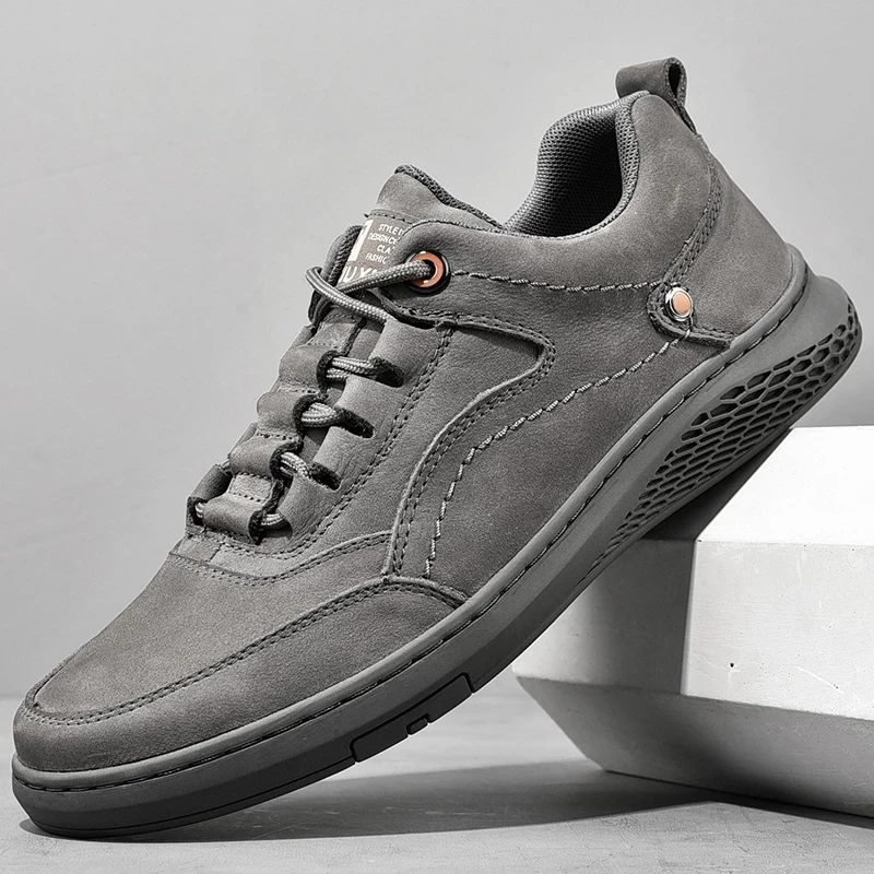 

Man Comfortable Casual Shoes Lace Up Trend Flats Shoes Outdoor Sneakers Slip on Hot Sale Footwear
