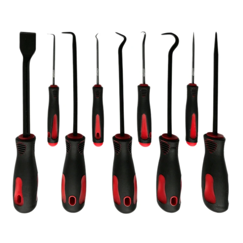 

9 Pcs Pick Set Tools Precision Pick & Hook Set with Scraper Automotive Electronic Hand Tools Precision Hooks Puller