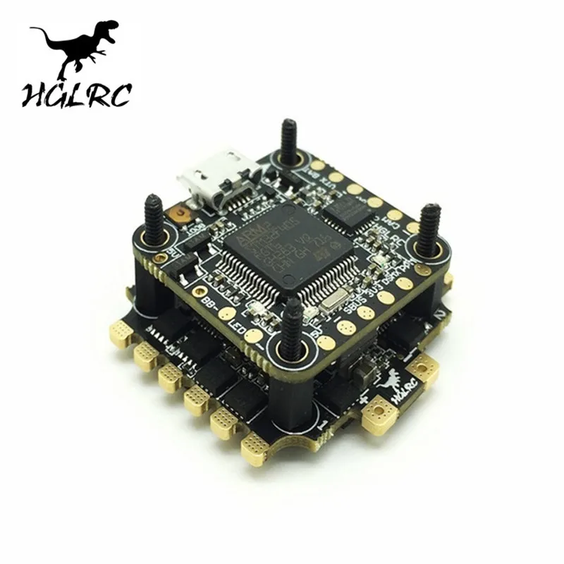 Контроллер двигателя квадрокоптера HGLRC XJB F438 Stack 4 в 1 esc для FPV гоночного
