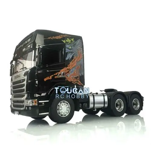 Металлическое шасси LESU 1/14 6*4 для самостоятельной сборки Hercules Scania R730 RC тягача