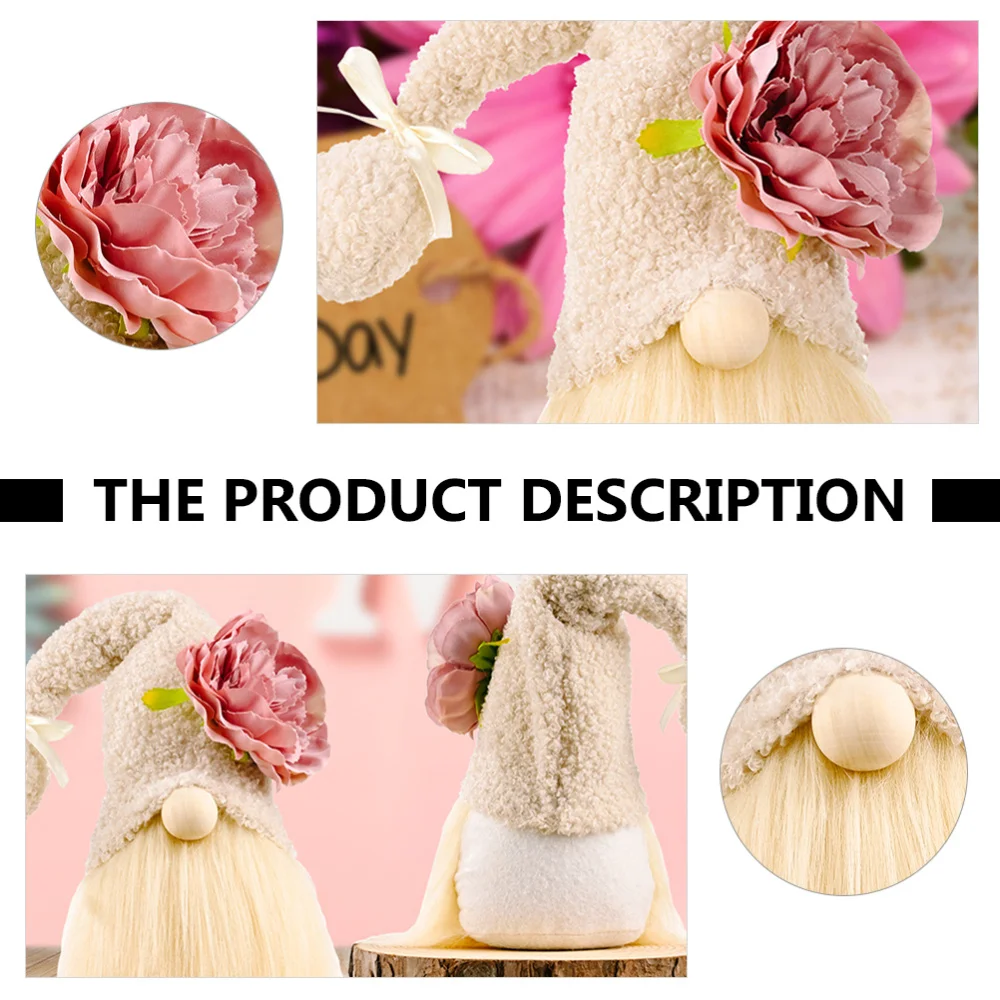 

Mother's Day Doll Gift Decorative Gnome Doll Lovely Festival Adornment
