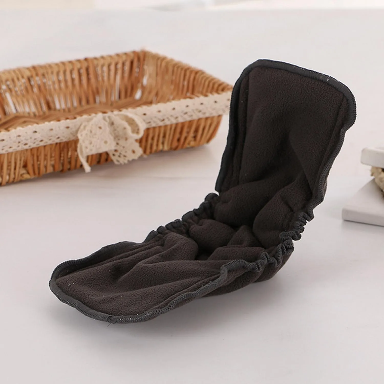 6 шт 5-Слои Многоразовые моющиеся воды впитывающие Дышащие бамбуковый уголь