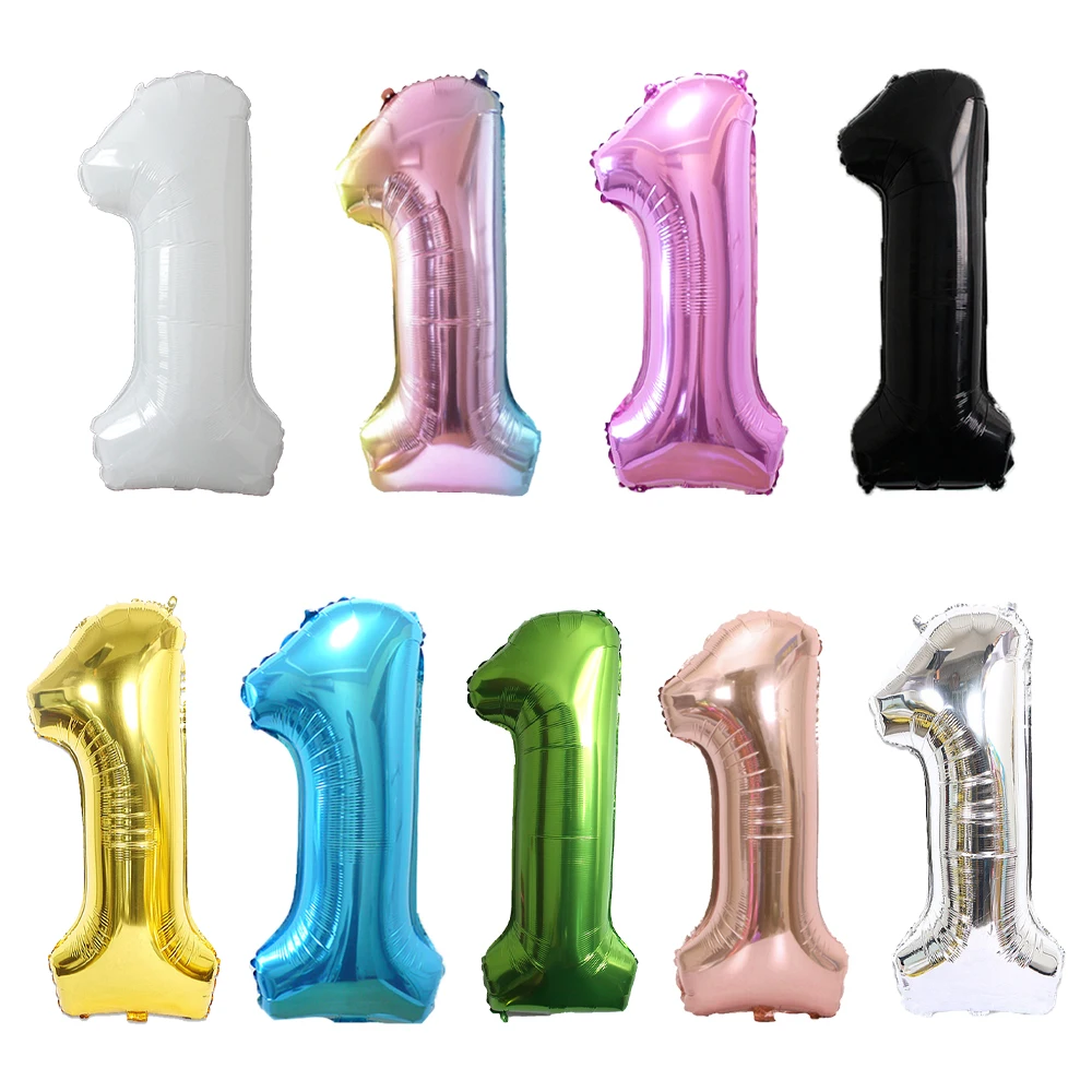 Воздушный шар розового золотого серебряного черного белого цветов 1 шт. | Дом и