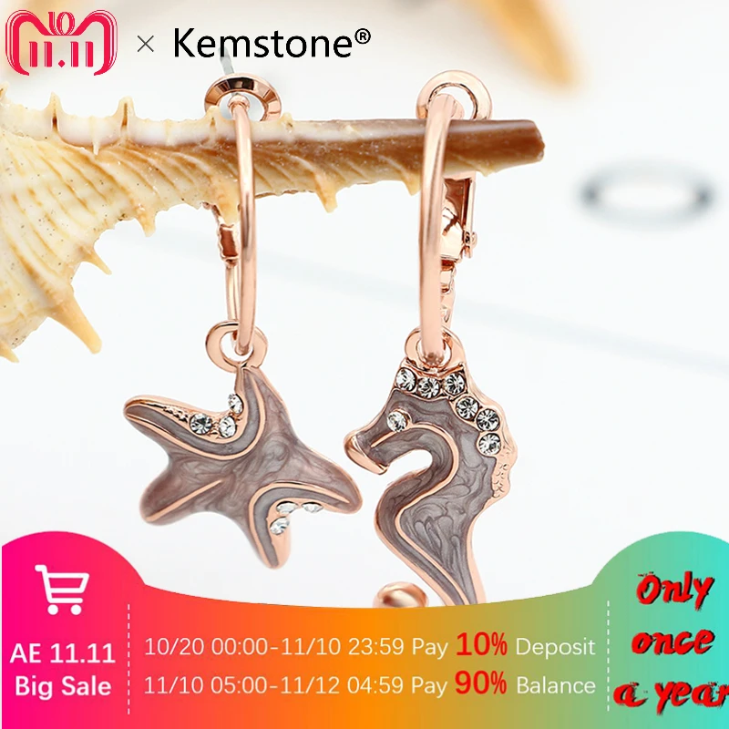 Женские асимметричные серьги подвески с кристаллами|crystal dangle earrings|dangle earringscrystal |