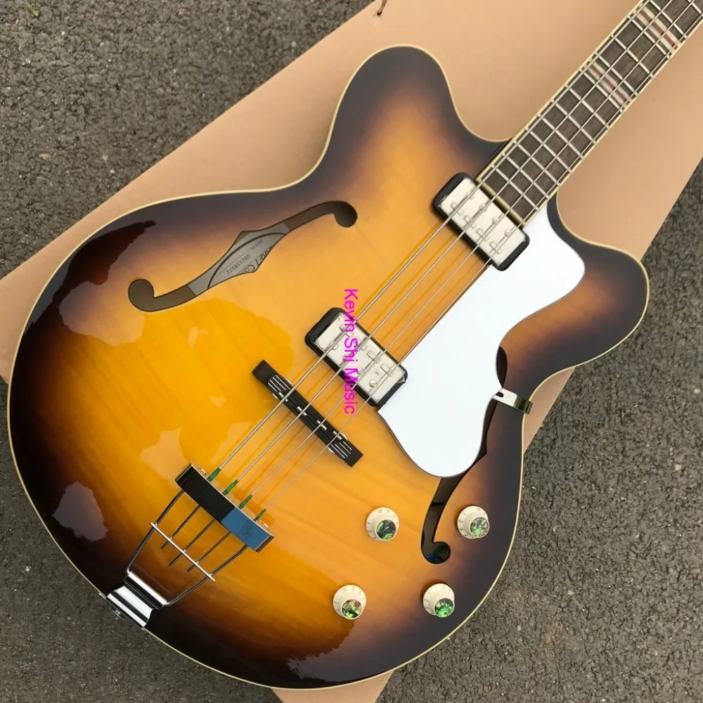 Тонкое тело Hofner bass htc-500/7-SB штапельное-топ Tonabnehmer Германия импортное оборудование тонкая линия Hofner htc 500/7 электрический бас