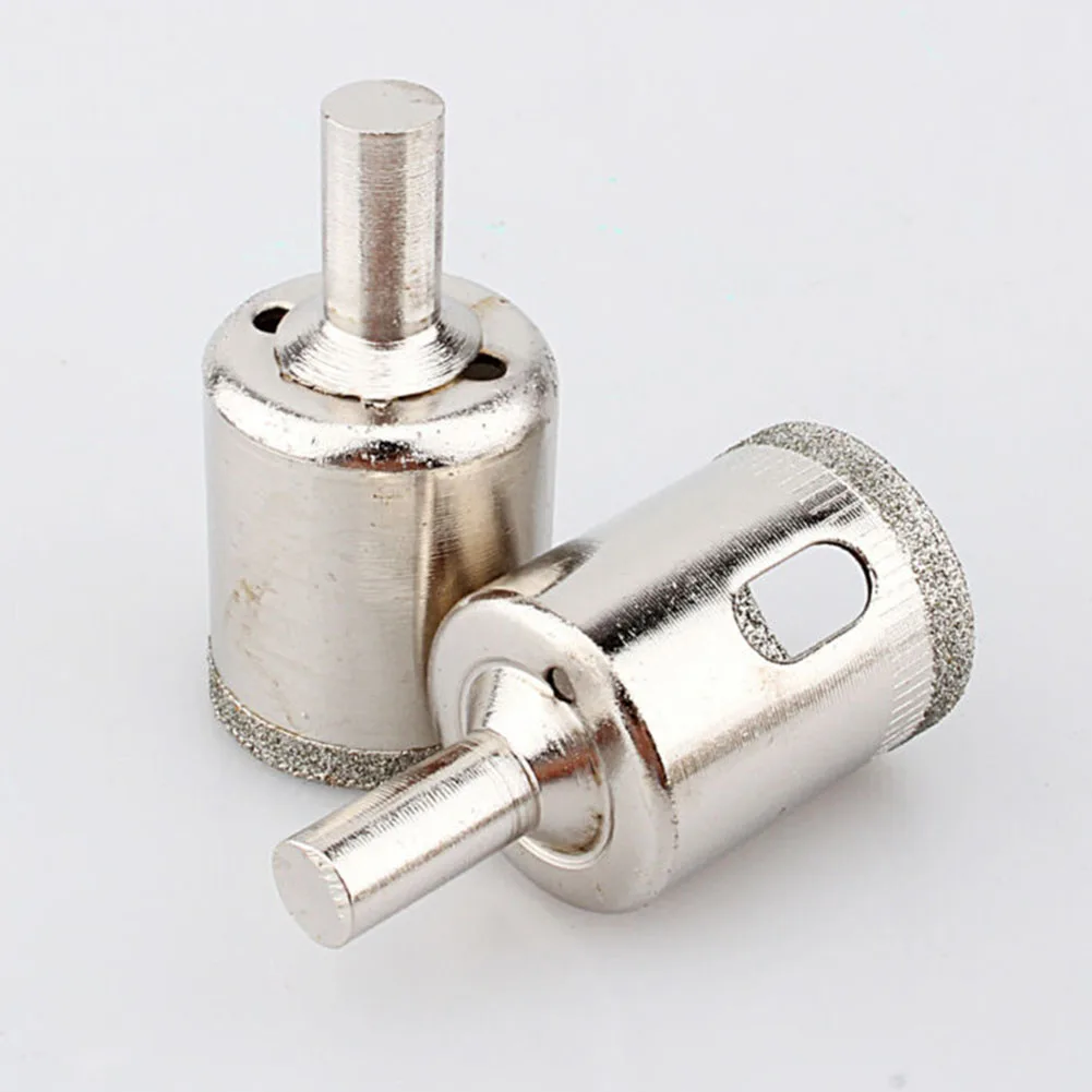 

15PCS Drill Bits Cutter Tool Set Tile Marble Ceramic For Glass 6-50mm Shank