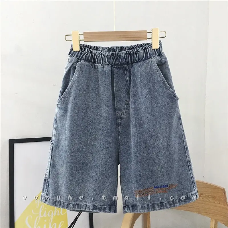 

Women's Denim Shorts Summer Oversize Fashion High Waist Shorts Wide Loose Plus Size Jeans Women's Shorts Streetwear Denim Baggy