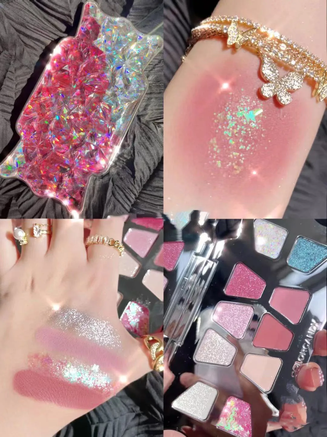 

New Arrival Eye Shadow Palette 10 Color Matte Shimmer Glitter Sequins Pigment Women Beauty Cosmetic Eye Makeup Highlighter Blush